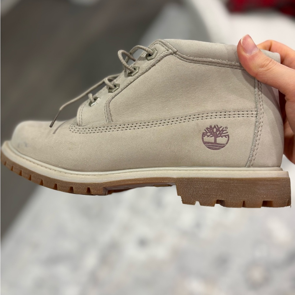 Timberland Beige Suede Boots